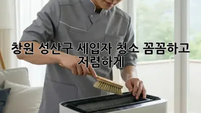 창원 성산구 세입자 청소: 꼼꼼하고 저렴하게!